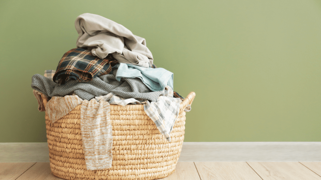 load of laundry, cleaning routine