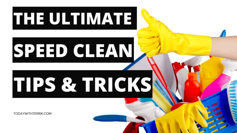 No Time Tips to Speed Cleaning